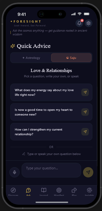 Ask tab love and relationships questions
