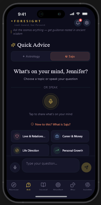 Ask tab in ForeSight
